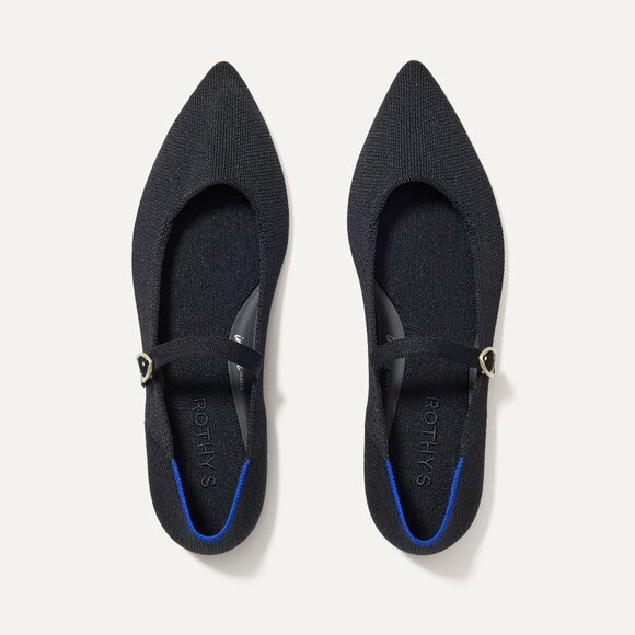 Rothy's Shoes - Rothy's The Point Mary Jane II - Black Size 9.5